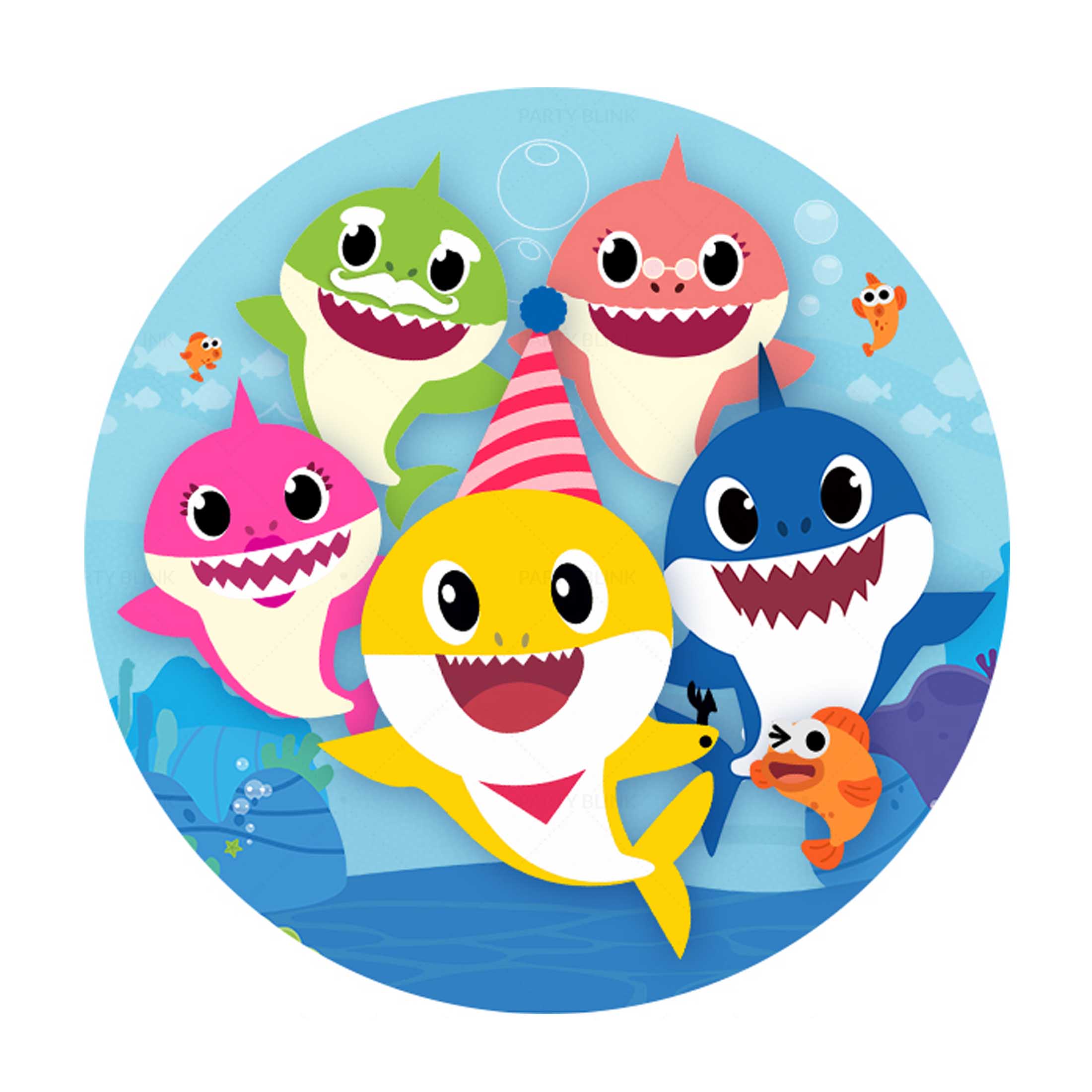 5+] baby shark invitation free & low-cost birthday templates